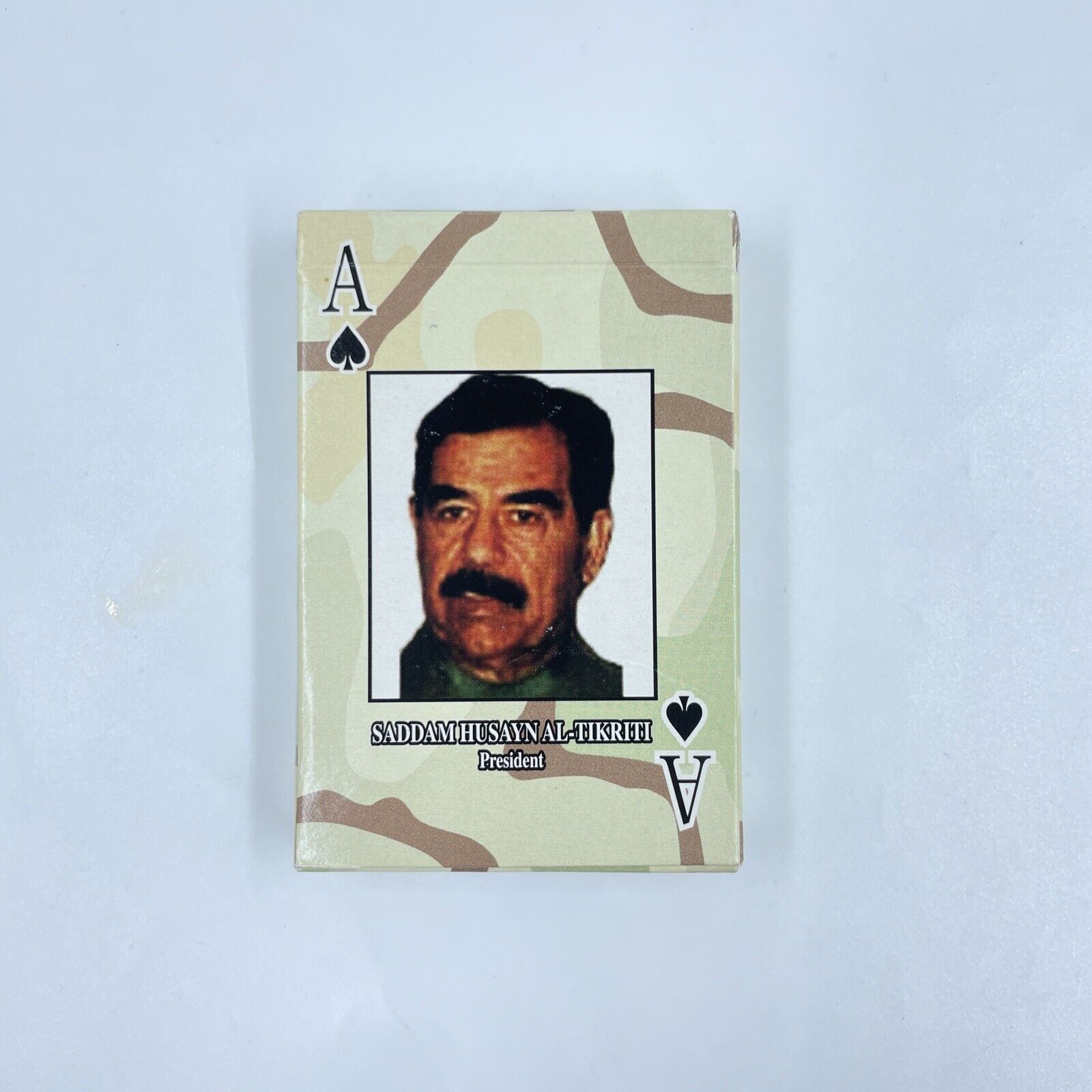 Vintage IRAQ MOST WANTED Desert Storm Iraq War Saddam Husayn Playing Cards
