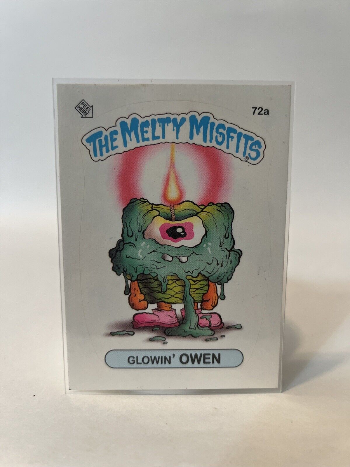 The Melty Misfits Series 3 Glowin' Owen Scratch N Sniff #72A Rare Card