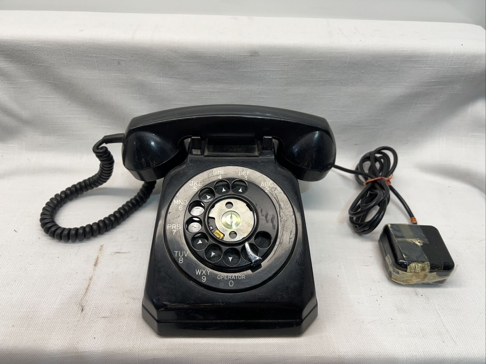 1950s Antique Vintage Stromberg Carlson Model 1543 Rotary Telephone Black NICE
