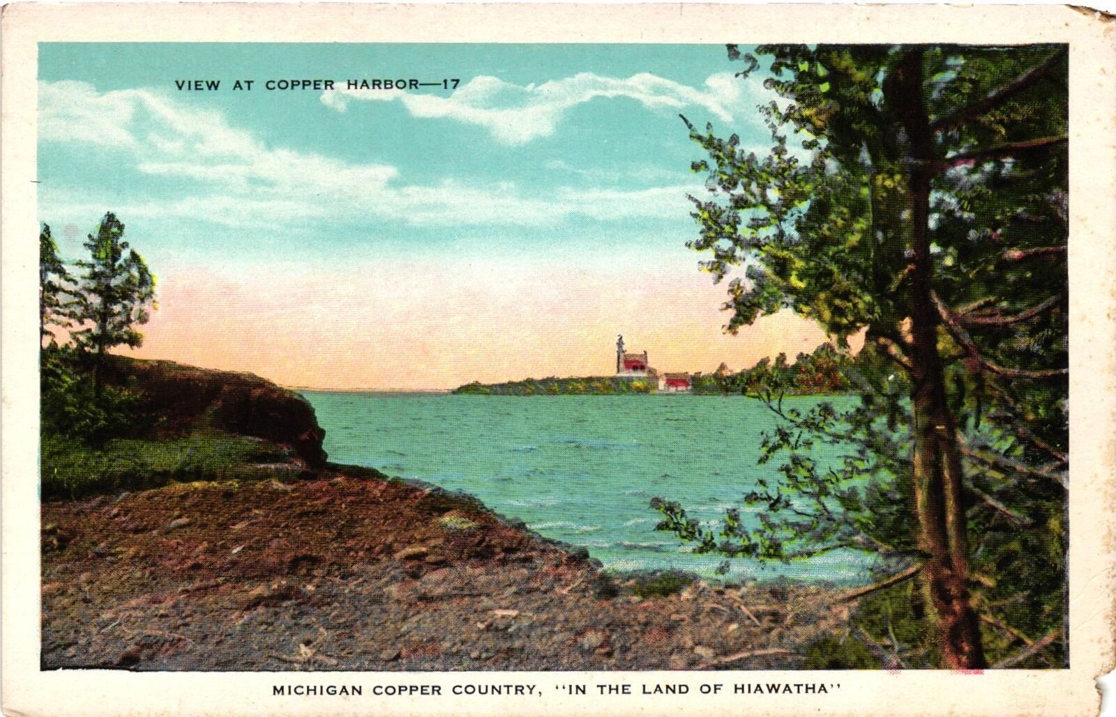 Vintage Postcard- COPPER HARBOR, MI. Early 1900s