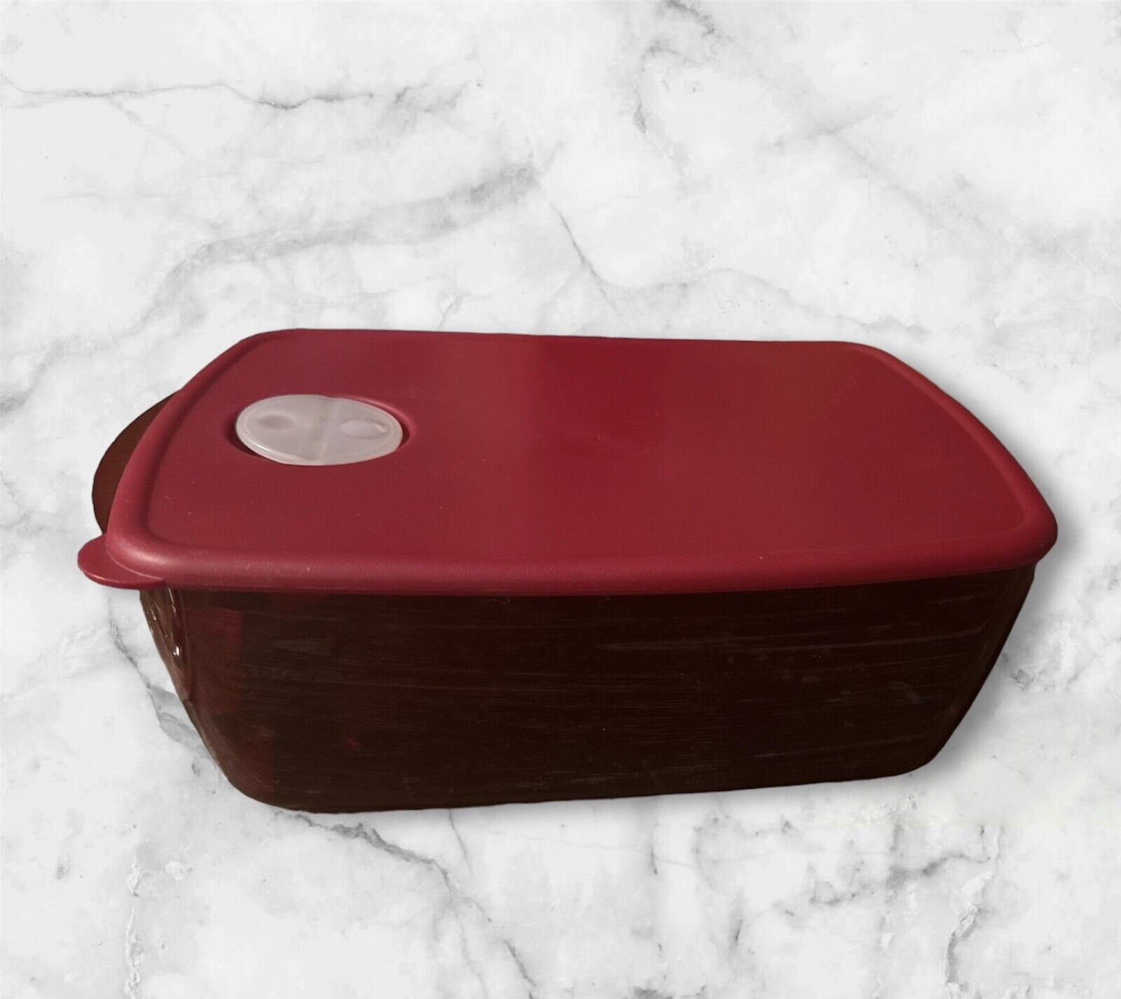Tupperware Rock N Serve Large Container 3.75 Qt Red 3380B-2 NEW