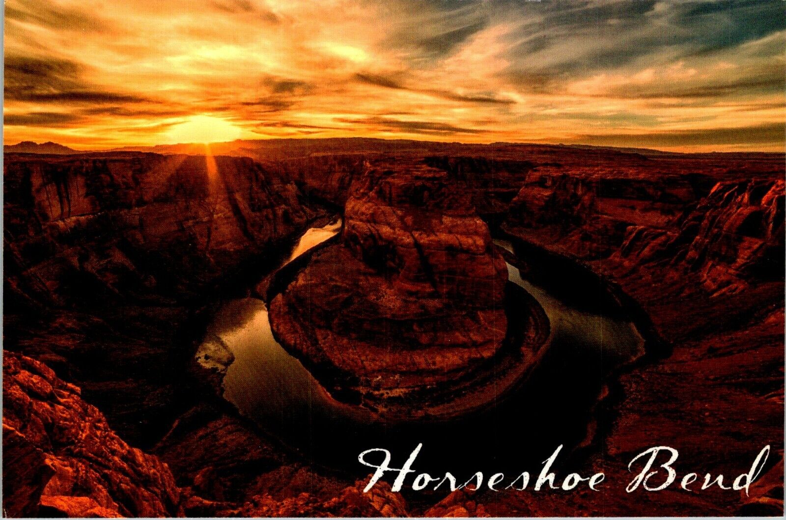 Horseshoe Bend Page Arizona Colorado River Glen Canyon NRA postcard
