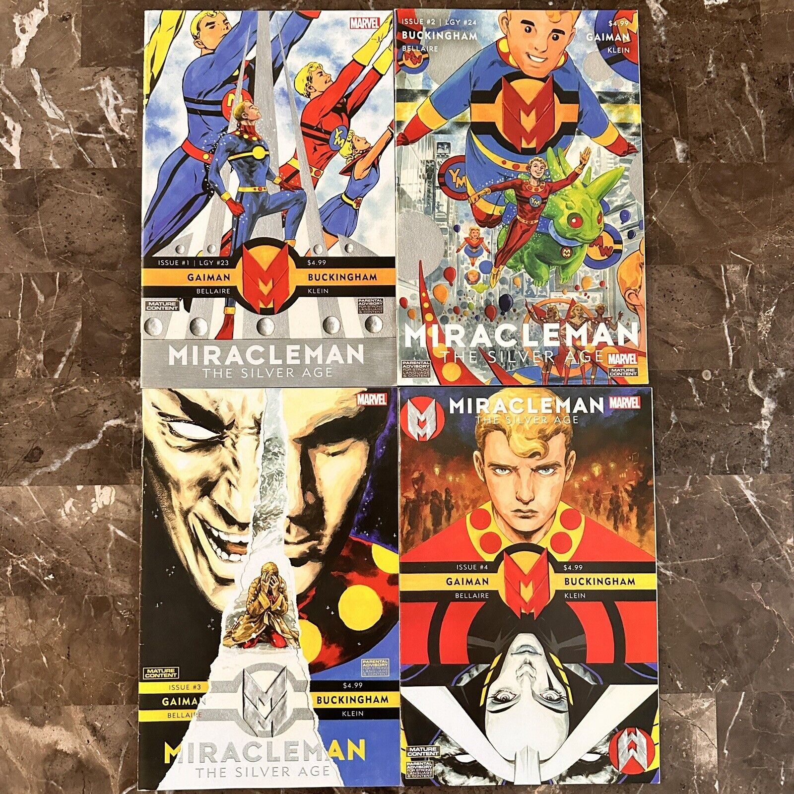 Miracleman The Silver Age Issues 1-4 Marvel Comic Lot