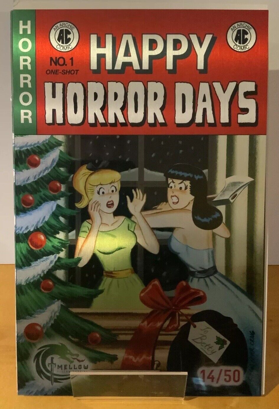 Happy Horror Days #1 Betty & Veronica Vault of Horror #35 Homage METAL 14/50 NM
