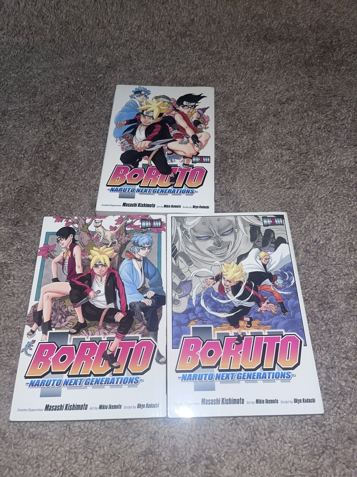 Boruto Manga Vol. 1-3