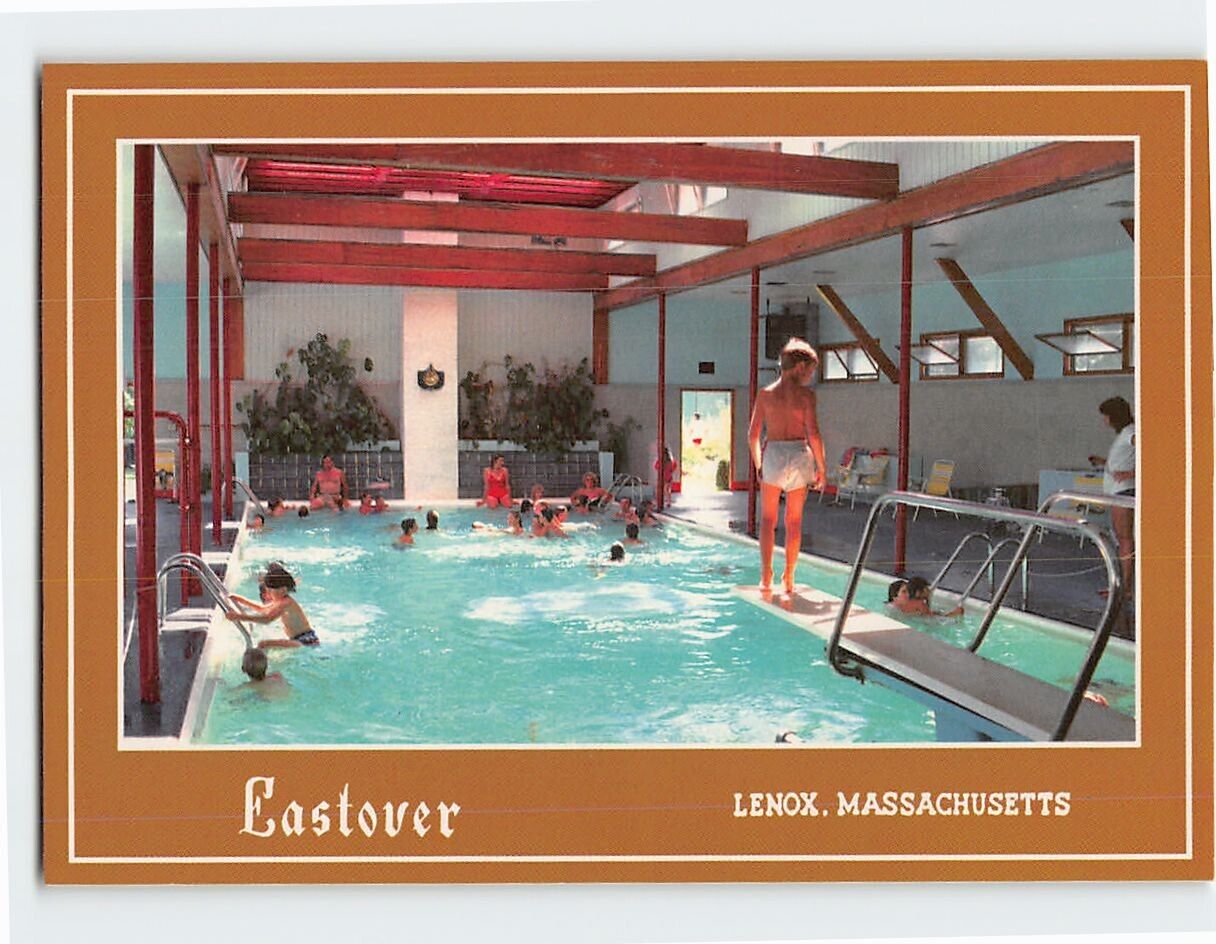Postcard Indoor pool, Eastover, Lenox, Massachusetts