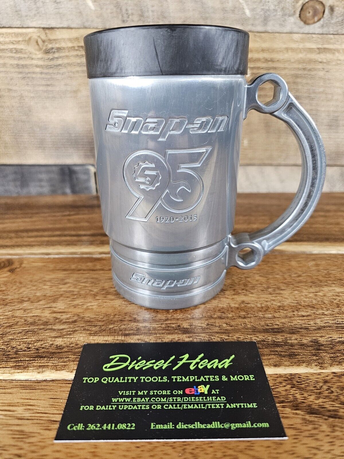 *NEW* Snap-On 95th Anniversary Aluminum Socket Mug Cup SF201 USA 