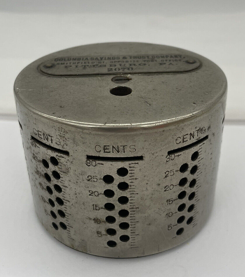 Antique Coin Bank, Columbia Savings & Trust Company, Pittsburgh PA