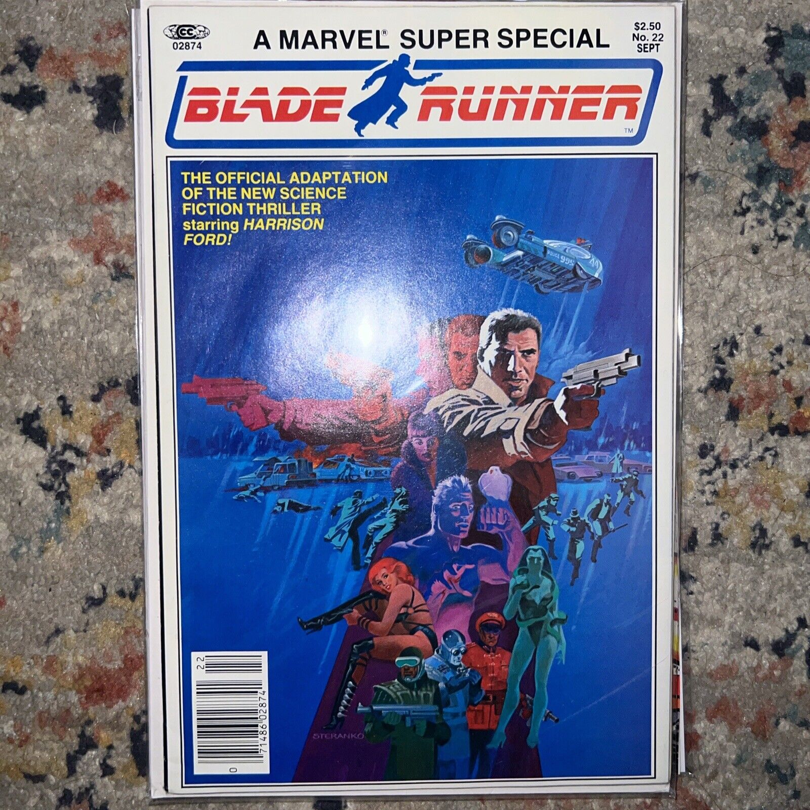 Marvel Super Special #22 (1982) Newsstand 1st Blade Runner Comic Jim Steranko
