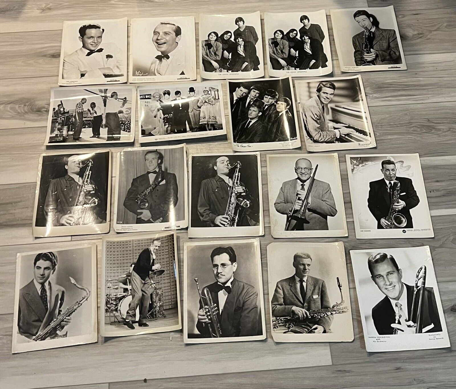 Original Historical Big Band Press Photo Collection Louis Armstrong BUDDY SAFFER