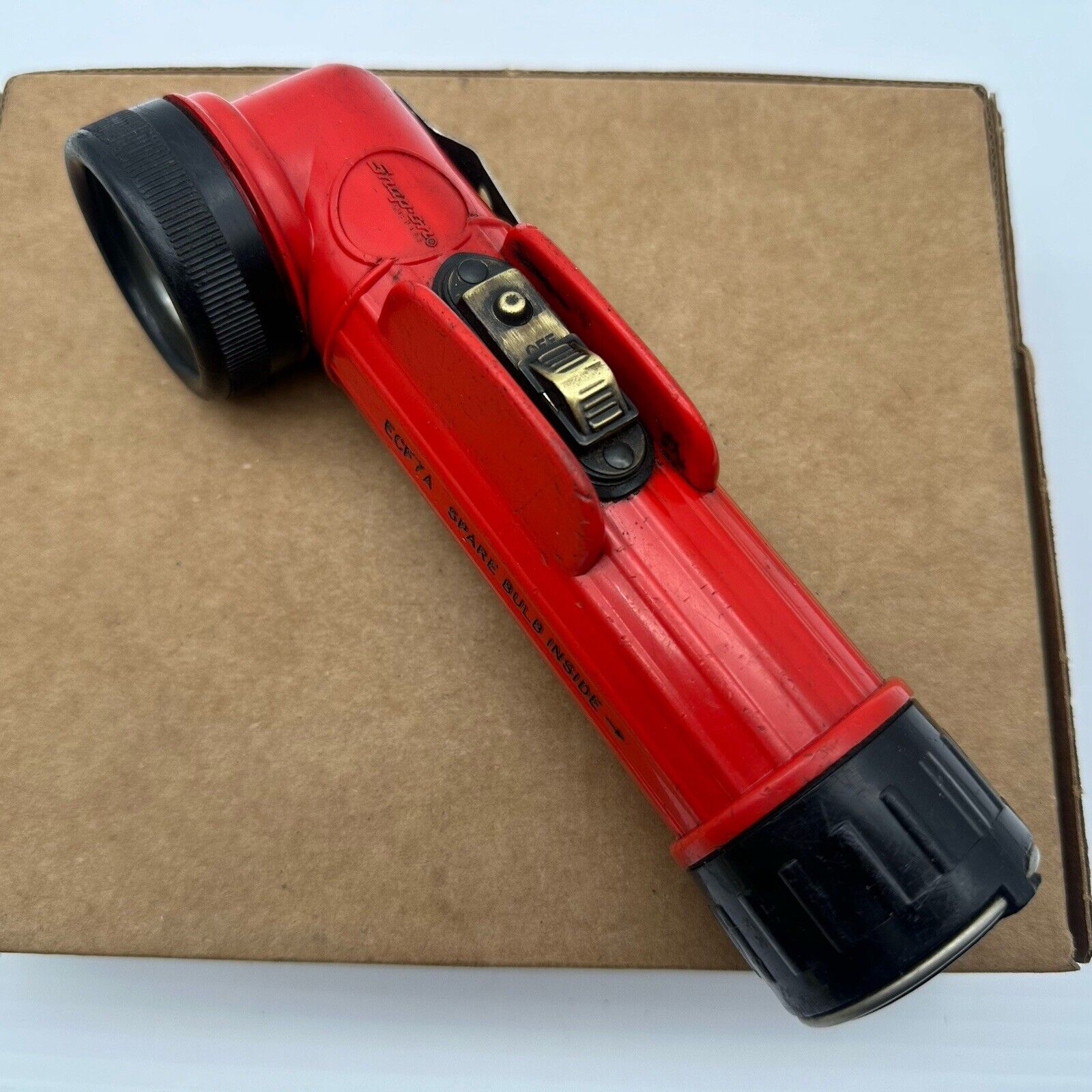 Vintage Snap-On Angle Head Flashlight Model ECF7A Working Condition