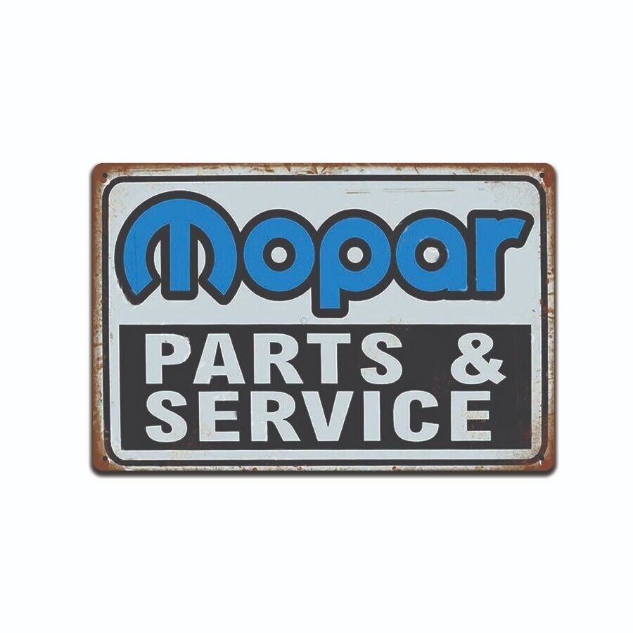 Mopar Parts and Accessories Vintage Looking Garage Sign TS904