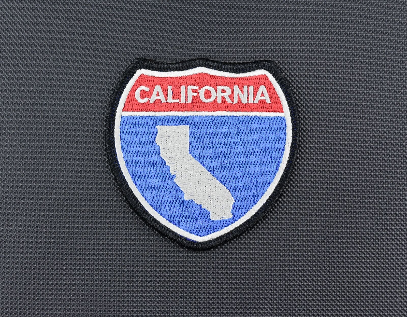 California Interstate Sign Morale Patch Cali CA Freeway Highway CHP Iron On