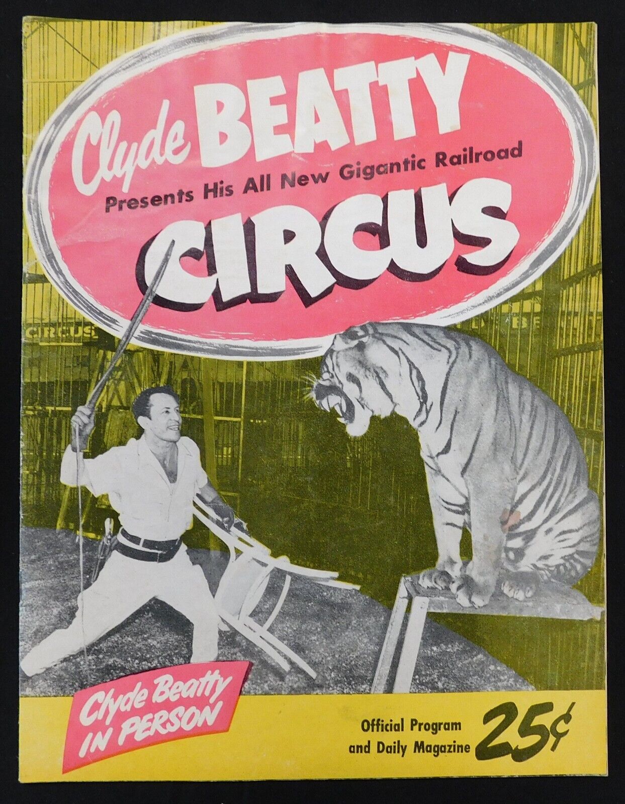 Clyde Beatty Circus Souvenir Program 1955