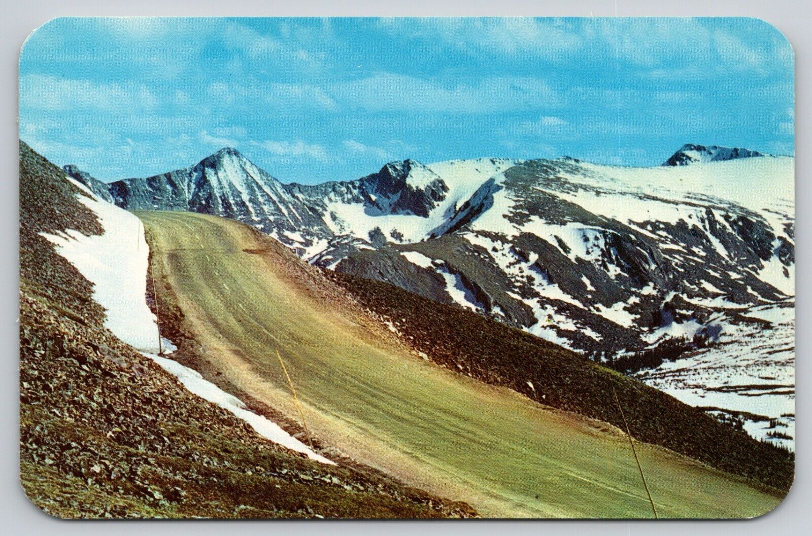 Postcard CO Rocky Mountain National Park Vista On Trail Ridge Road UNP A36