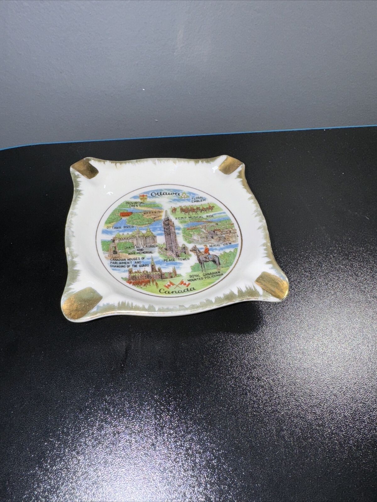 vintage ottawa canada ashtray