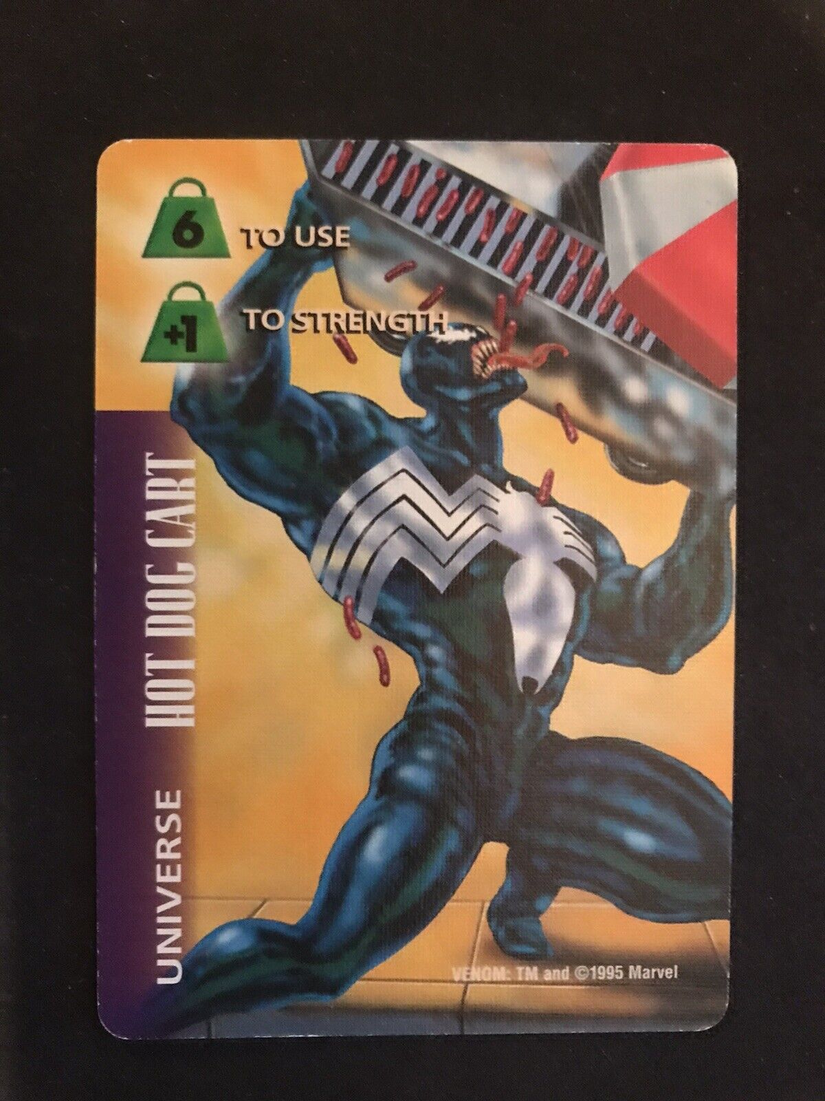 1995 X-MEN: Venom - OVERPOWER Marvel TCG Hot Dog Cart CCG