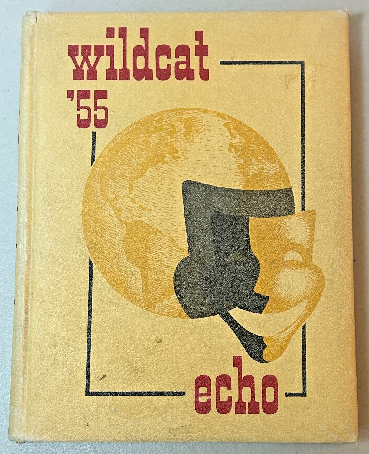 Vintage 1955 Las Vegas High School Yearbook Nevada Wildcat Echo