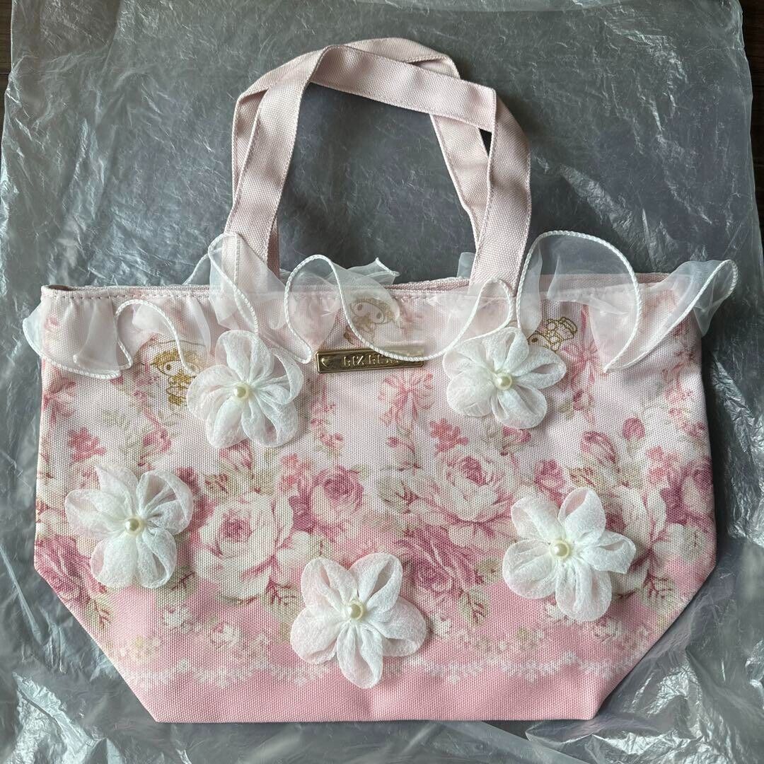 Sanrio LIZ LISA x My Melody Flower Motif collabo Tote Bag Rare Unused No tags JP