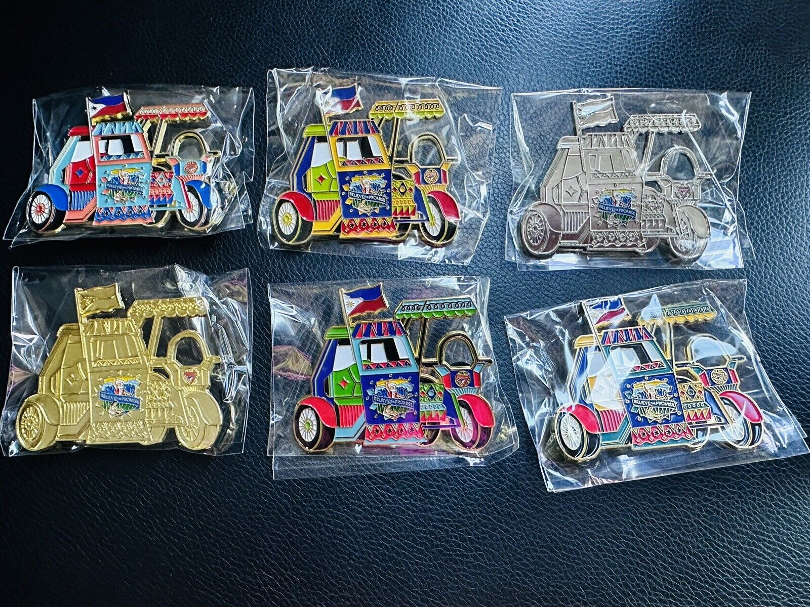 Believe The Promise 2024 SDA Pathfinder Camporee Pins 🇵🇭 Tricycle Set of 6