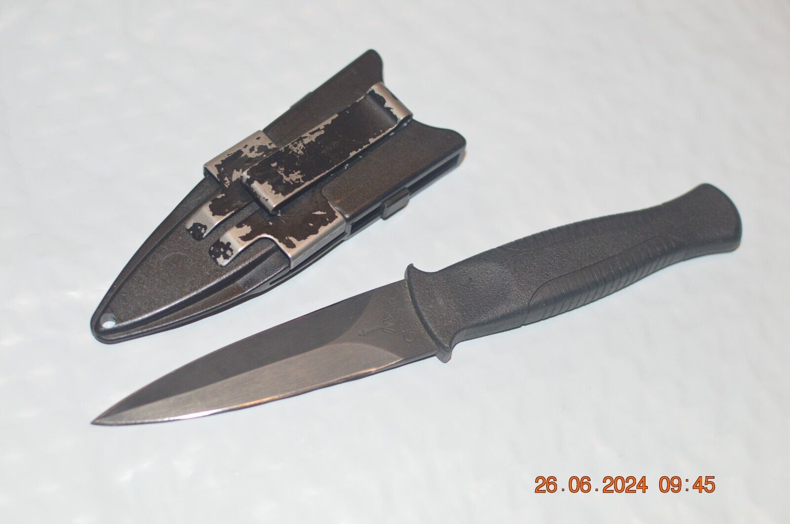 Gerber Guardian Back-Up Fixed Blade Boot Knife W/Sheath USA Discontinued / Rare