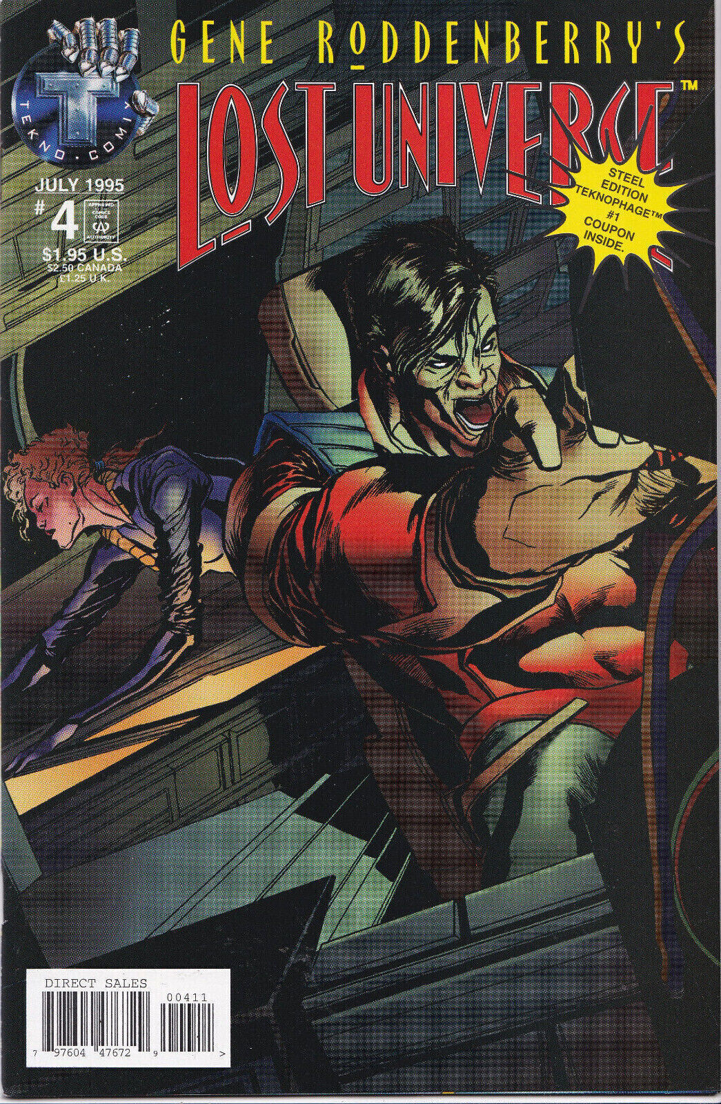 Gene Roddenberry\'s Lost Universe #4 (1995) Tekno/BIG Entertainment, High Grade