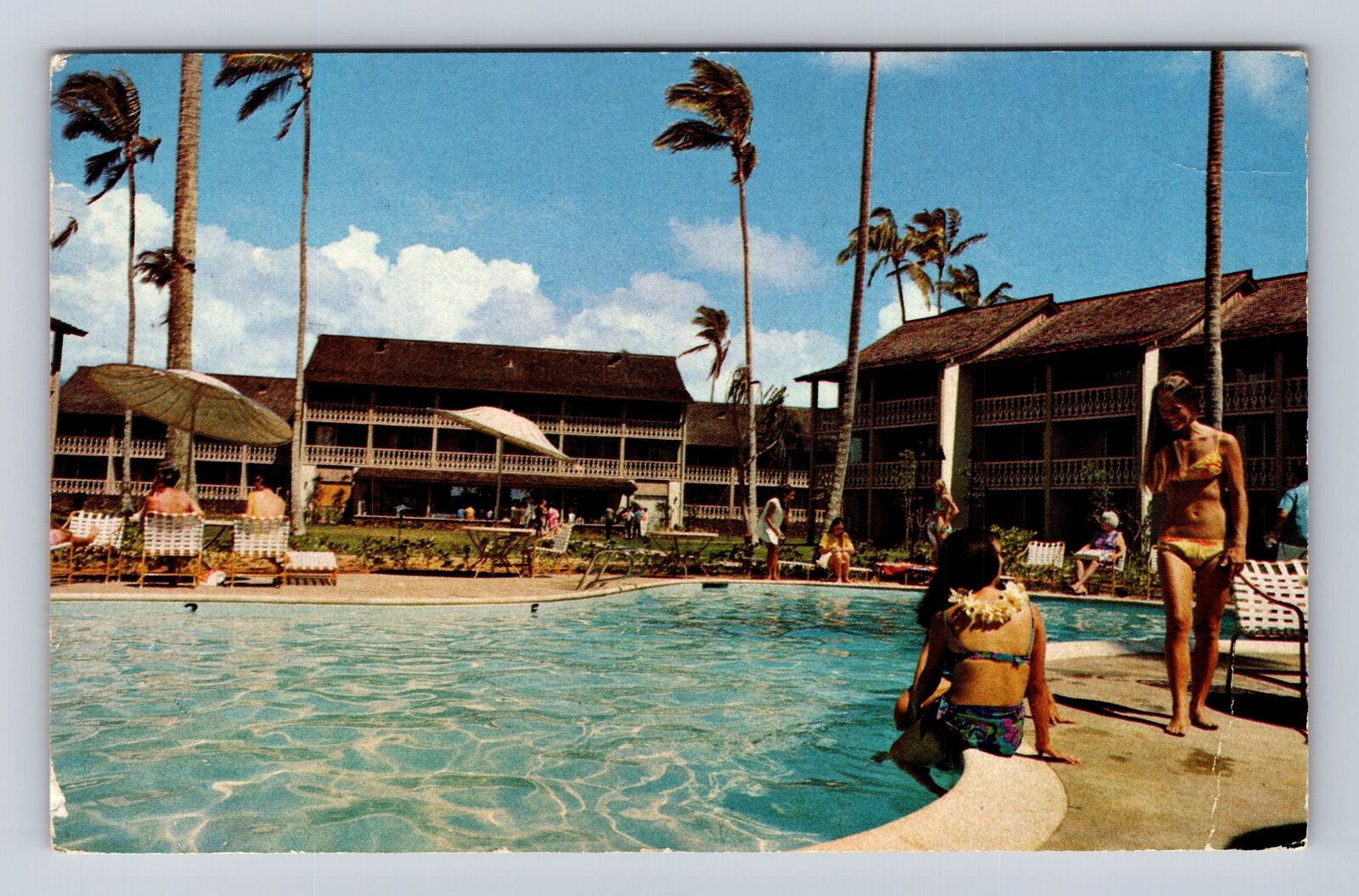 Kauai HI-Hawaii, Islander Inns Advertising, Vintage c1978 Souvenir Postcard