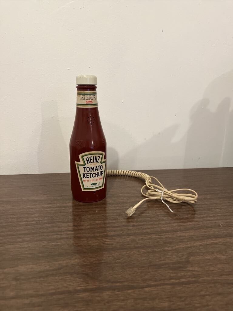 Heinz Tomato Ketchup Bottle Phone Telephone 1984 H.J. Heinz Co.