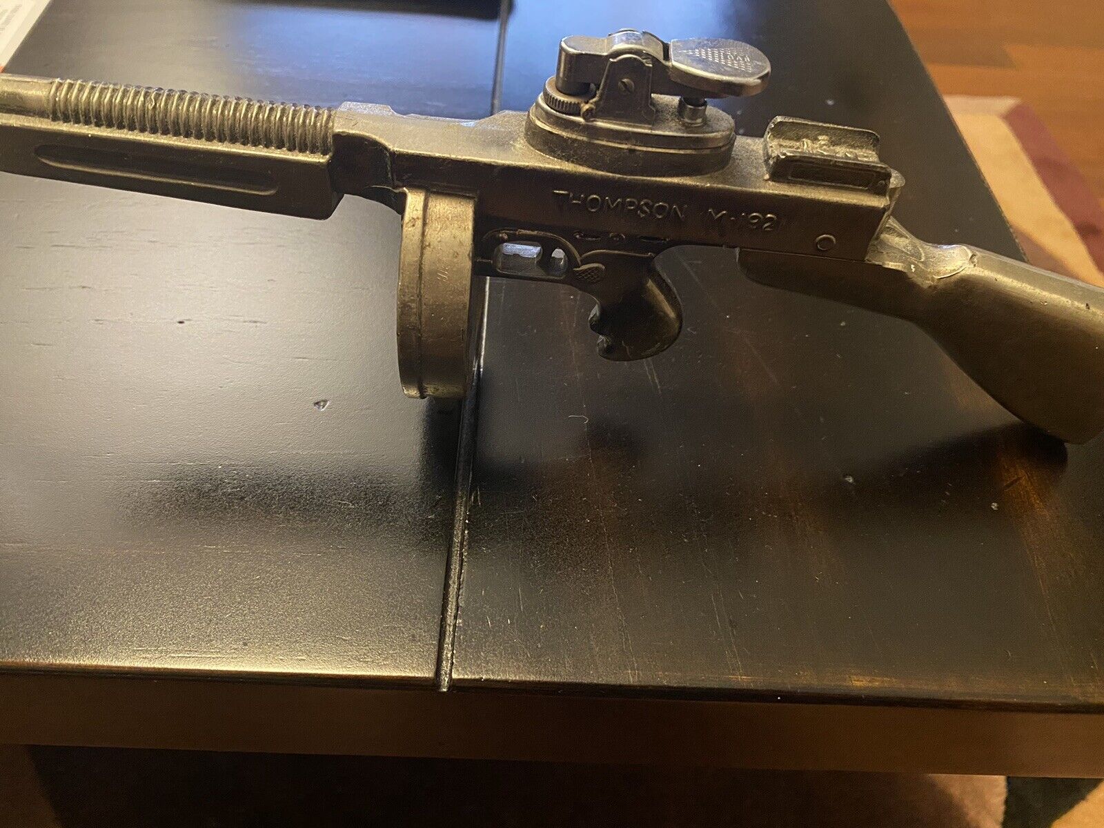 Vintage Mini Thompson Machine Gun  Lighter