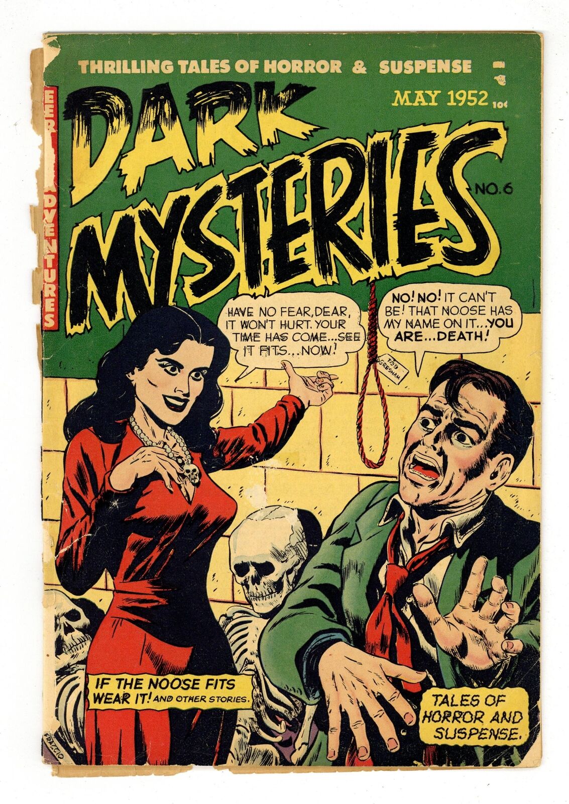 Dark Mysteries #6 PR 0.5 1952