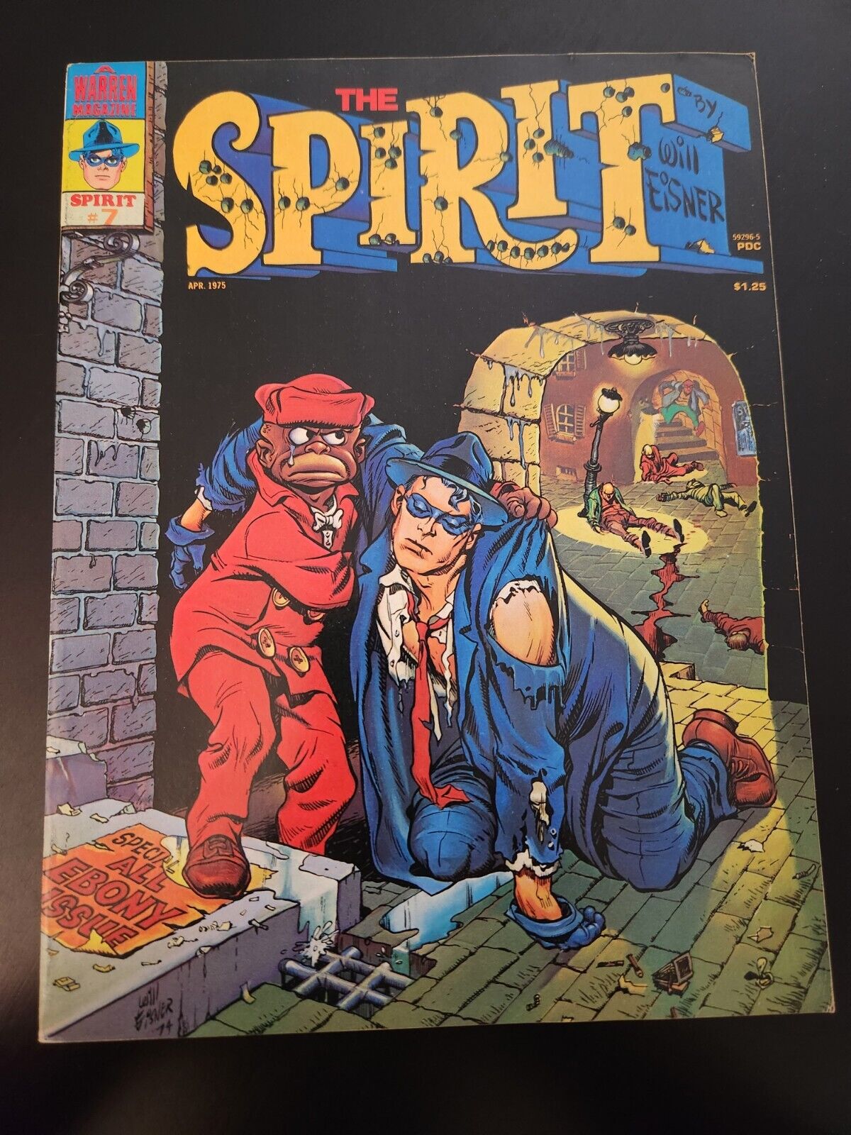 The Spirit #7 Warren Magazine 1975 Will Eisner 