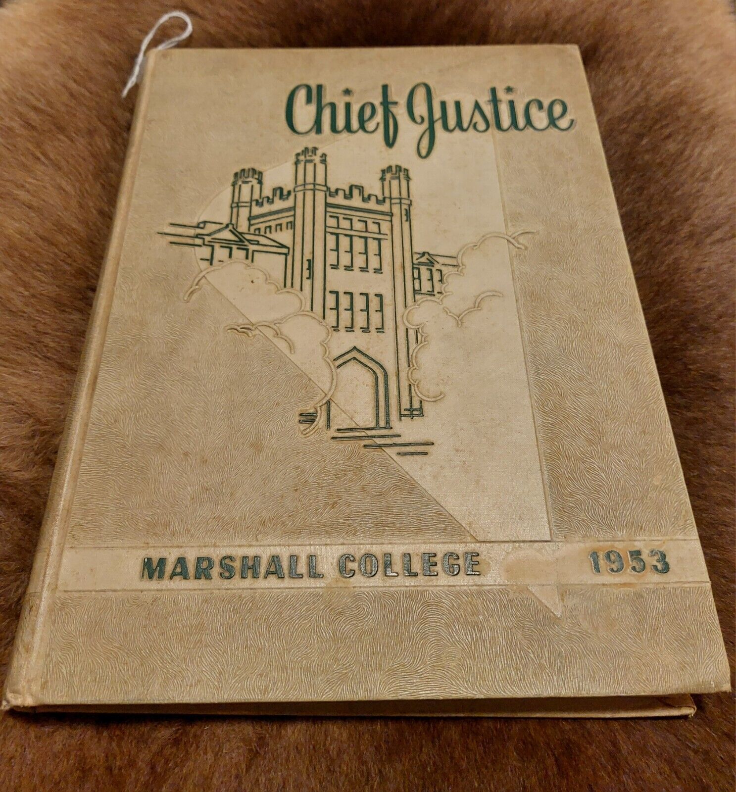 1953 Yearbook Marshall College Huntington West Virginia Chief Justice