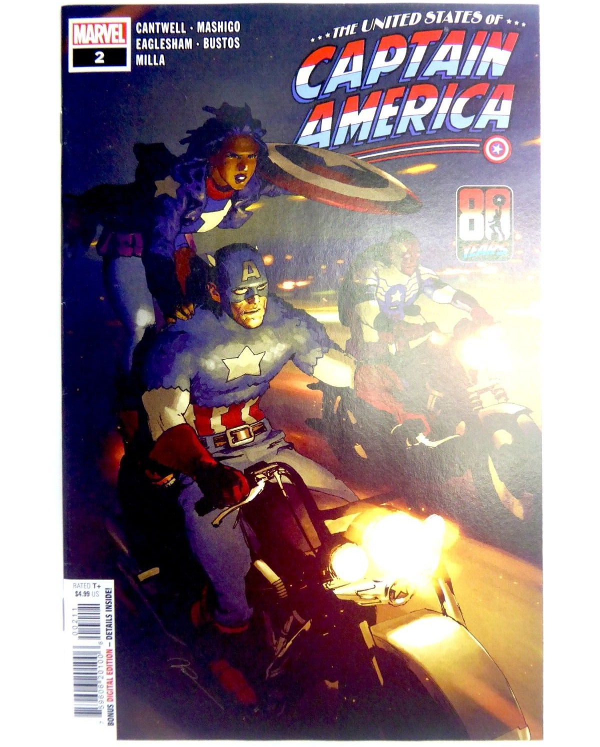 Marvel UNITED STATES OF CAPTAIN AMERICA (2021) #2 NM- (9.2) Ships Free