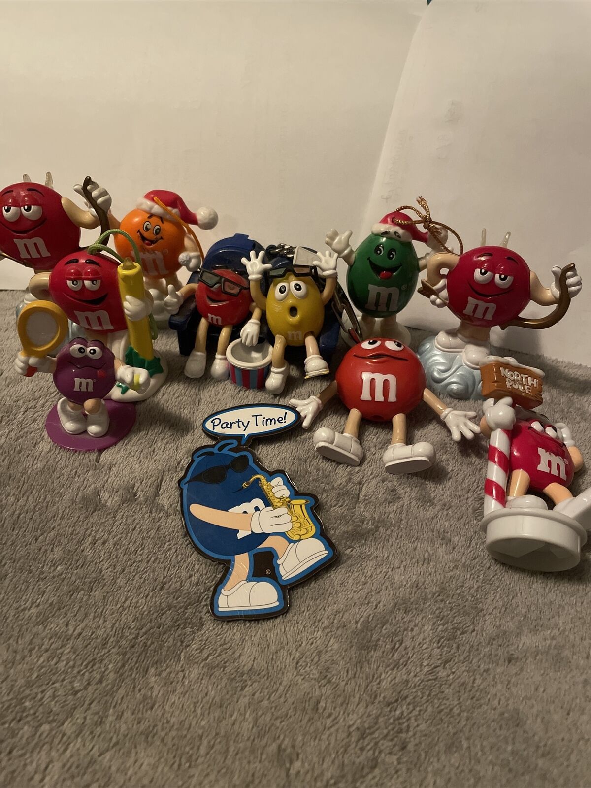 M&M\'s Variety Collector\'s Lot  Dispensers Figures Toys Ornaments Magnet Keychain