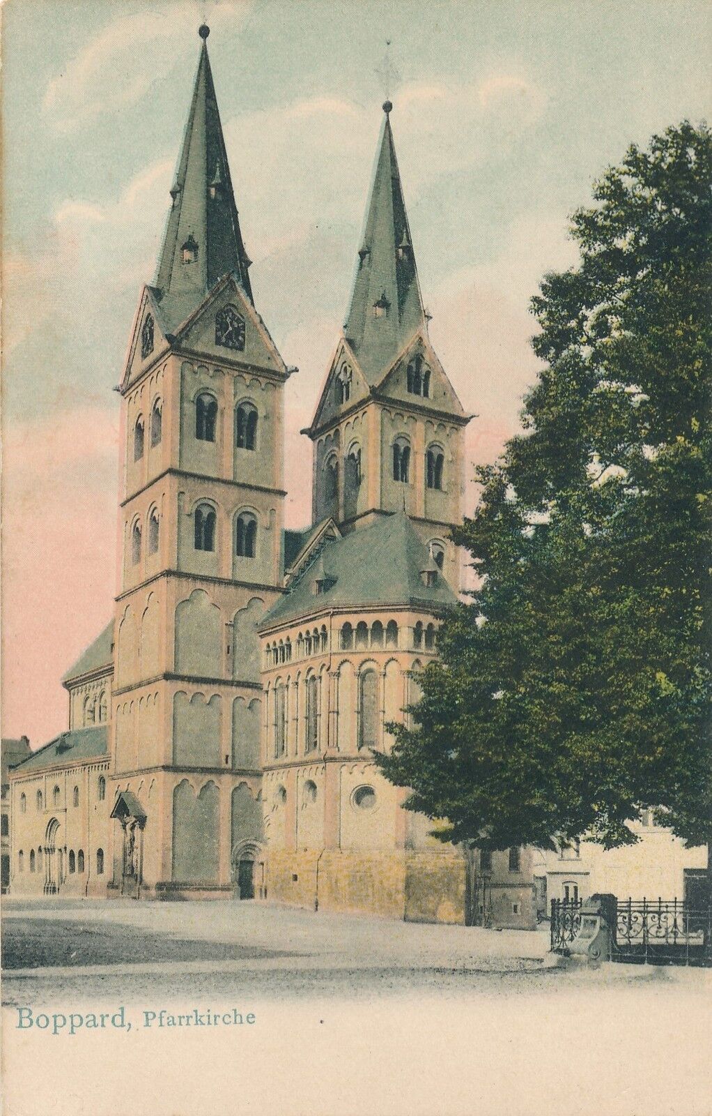 BOPPARD – Pfarrkirche – Germany – udb (pre 1908)