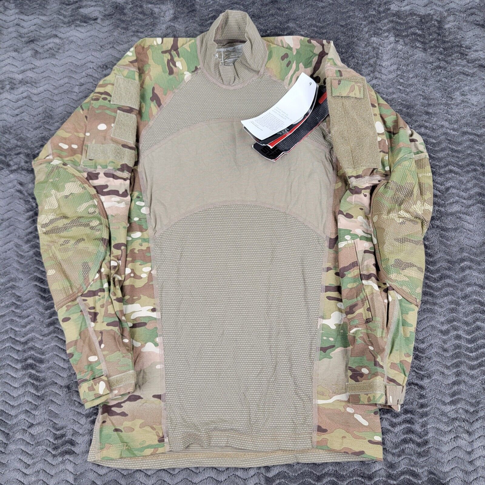 Massif Army Combat Shirt Mens Small OCP Camo Flame Resistant Military New ACS