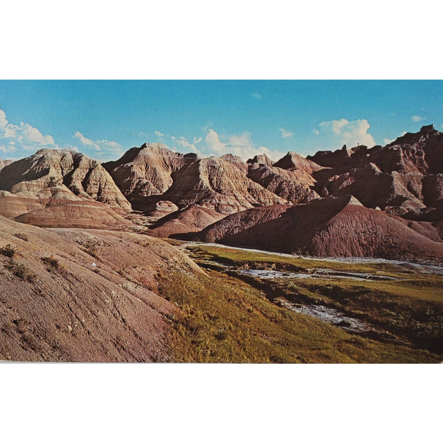 Badlands National Monument Rapid City SD Postcard Posted 1986
