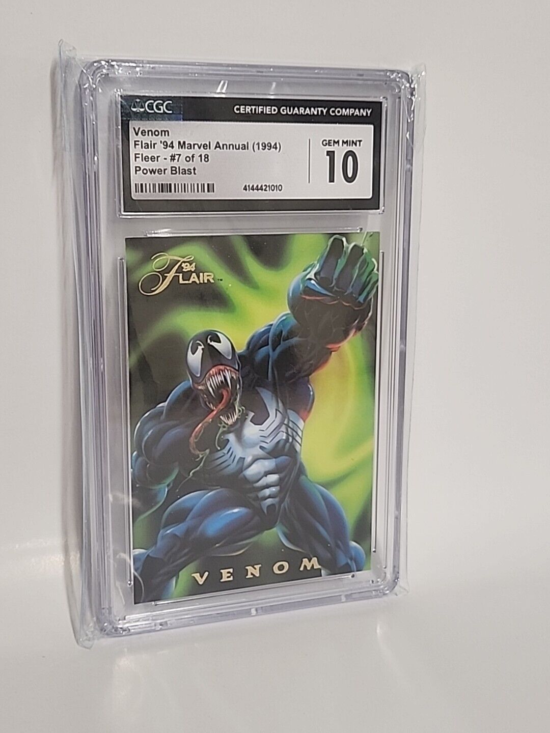 1994 Marvel Universe Venom Flair Power Blast #7 CGC 10 MT 💎💎 