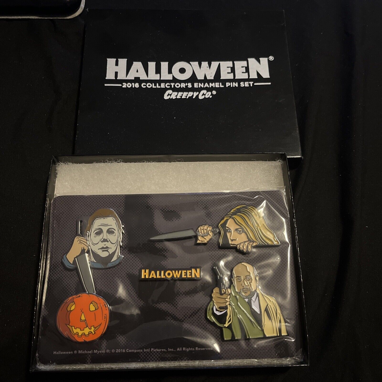 Creepy Co. - Halloween - 2016 Collector's Enamel Pin Set - Brand New and Rare