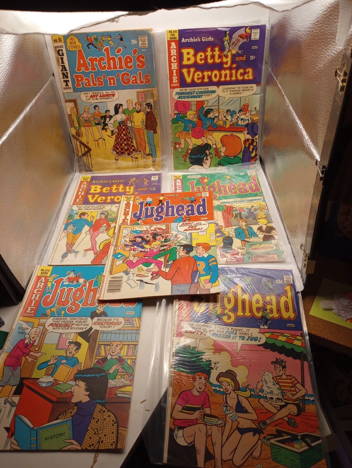 7 Vintage Archie Comic Books Jughead Betty and Veronica Archie's Pals 'n' Gals