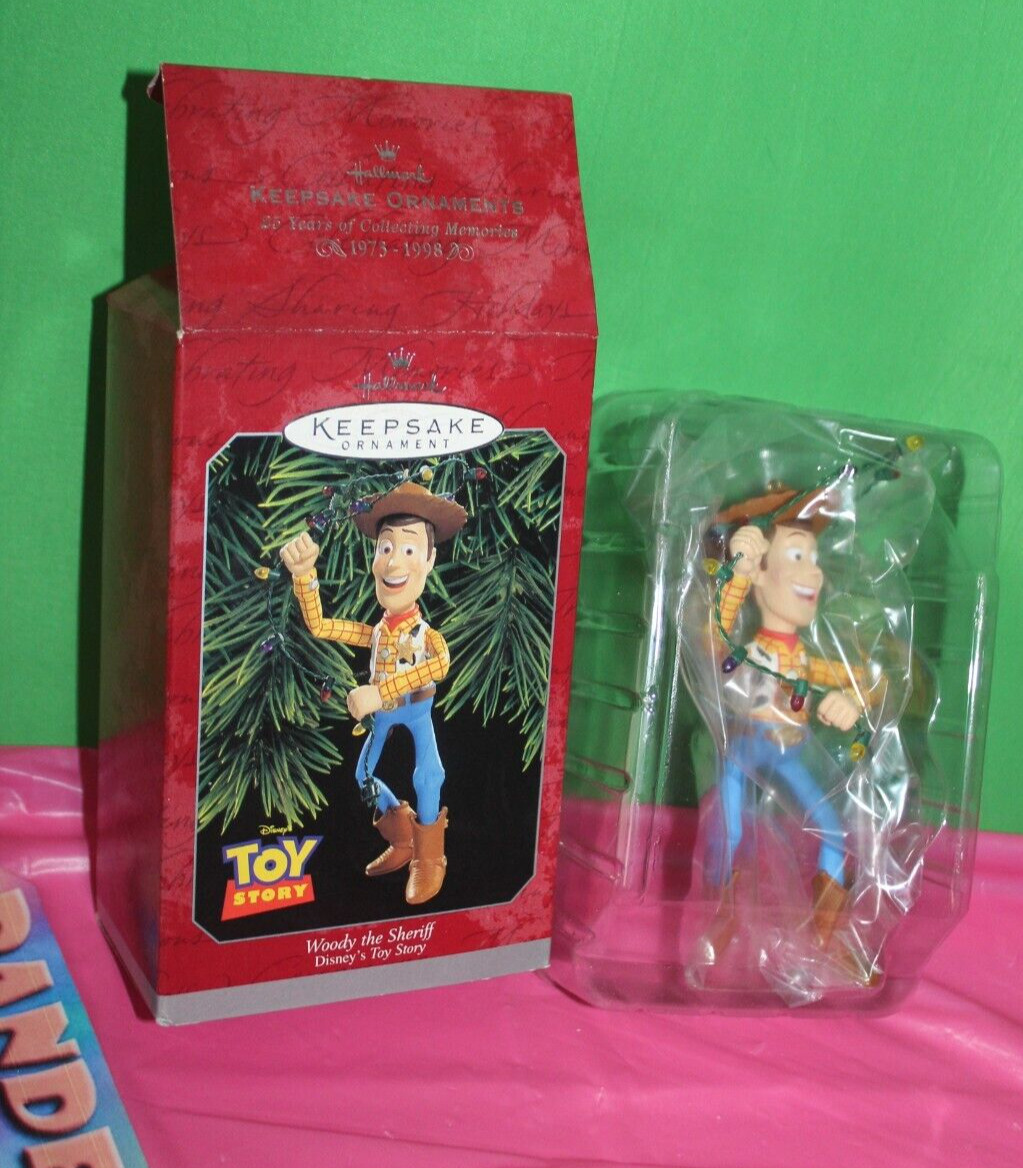 Hallmark Keepsake Toy Story Woody The Sheriff Christmas Holiday Ornament 1998 25
