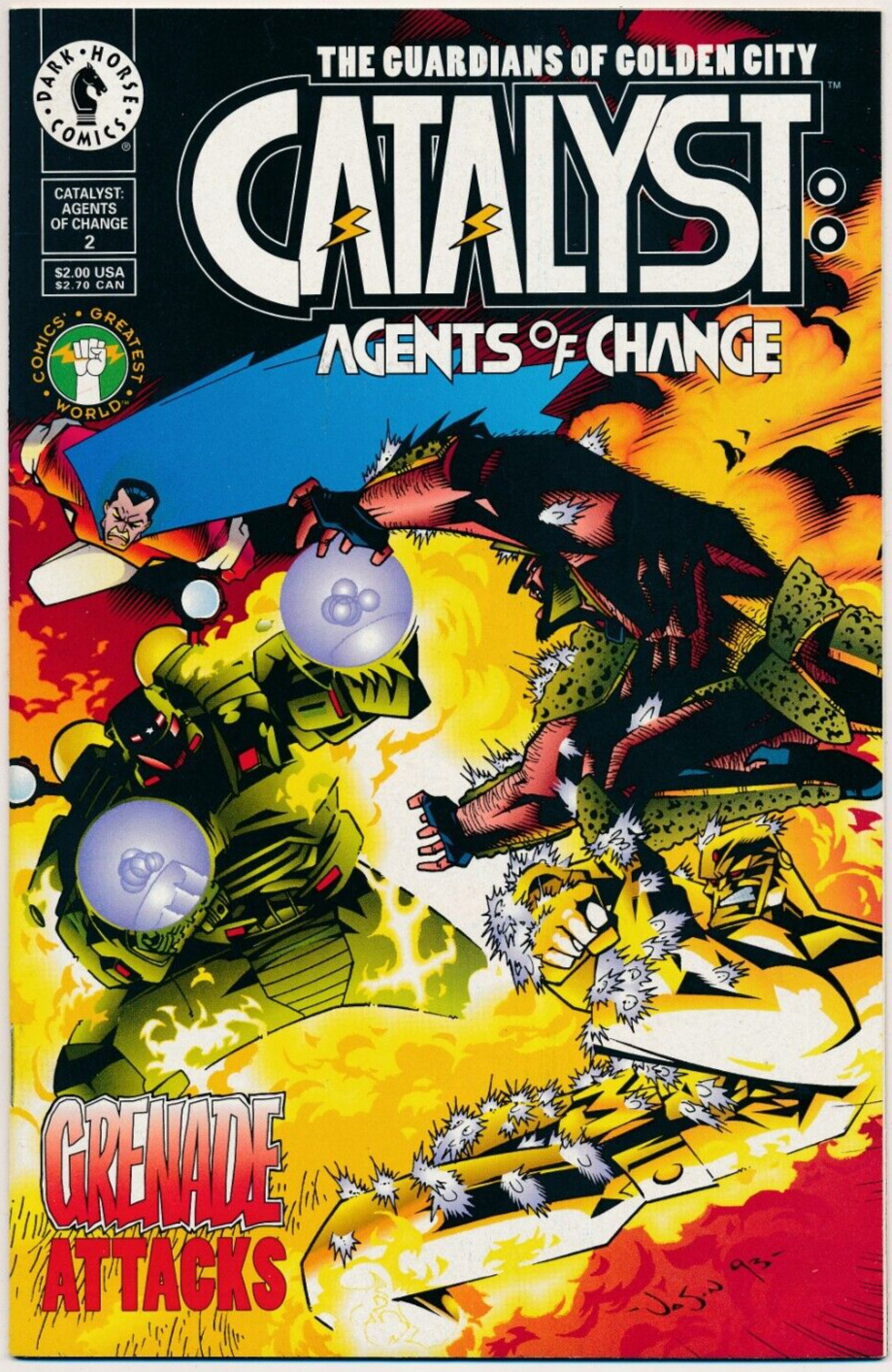 Catalyst: Agents of Change (Dark Horse, 1994 series) #2 NM