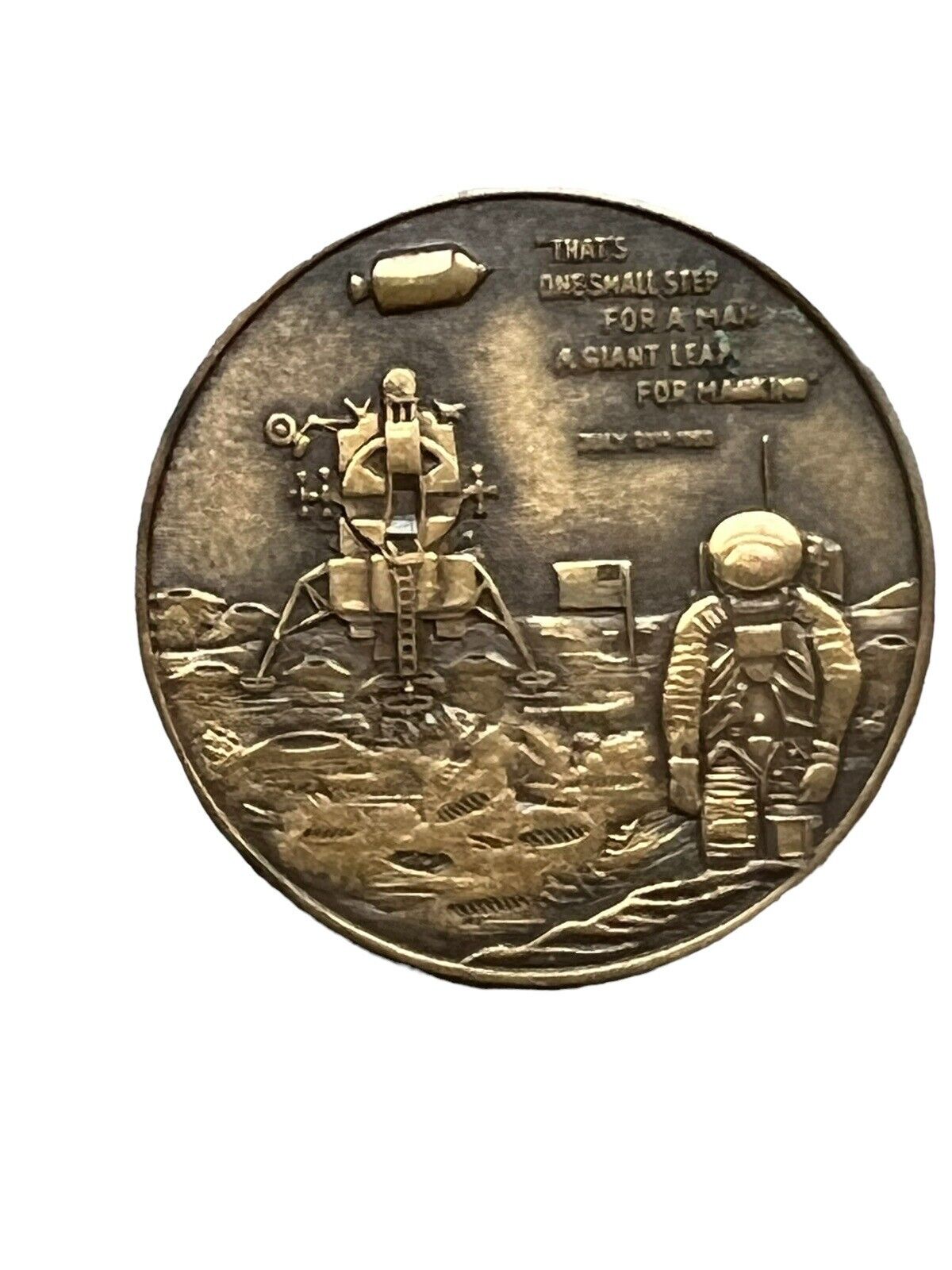 Apollo 11 Moon Landing Apollo XI 1969 Commemorative Coin Token