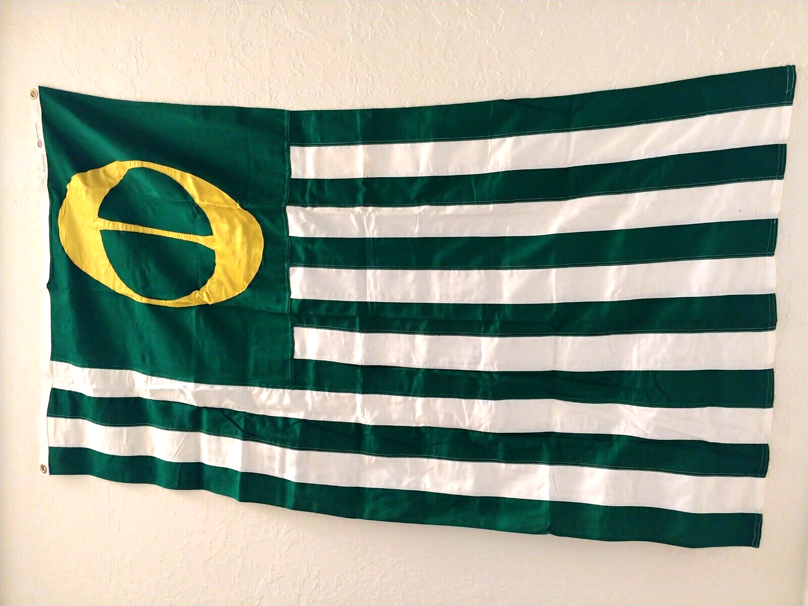 90's Annin Ecology Flag ~ Made in USA ~ 3ft x 5ft ~ Never Flown