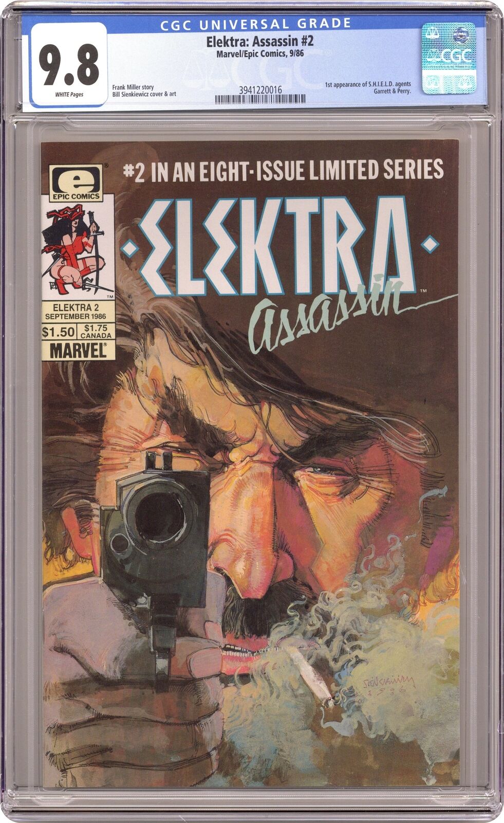Elektra Assassin #2 CGC 9.8 1986 3941220016