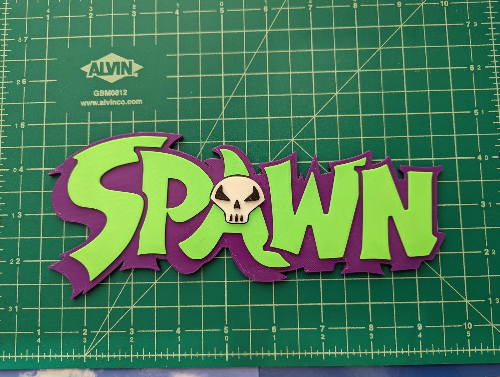 Spawn title Logo Sign Display wall 3D printed Image Comics