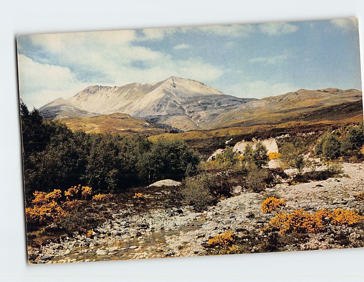 Postcard Ben Eighe, Glen Torridon, from Kinlochewe, Scotland