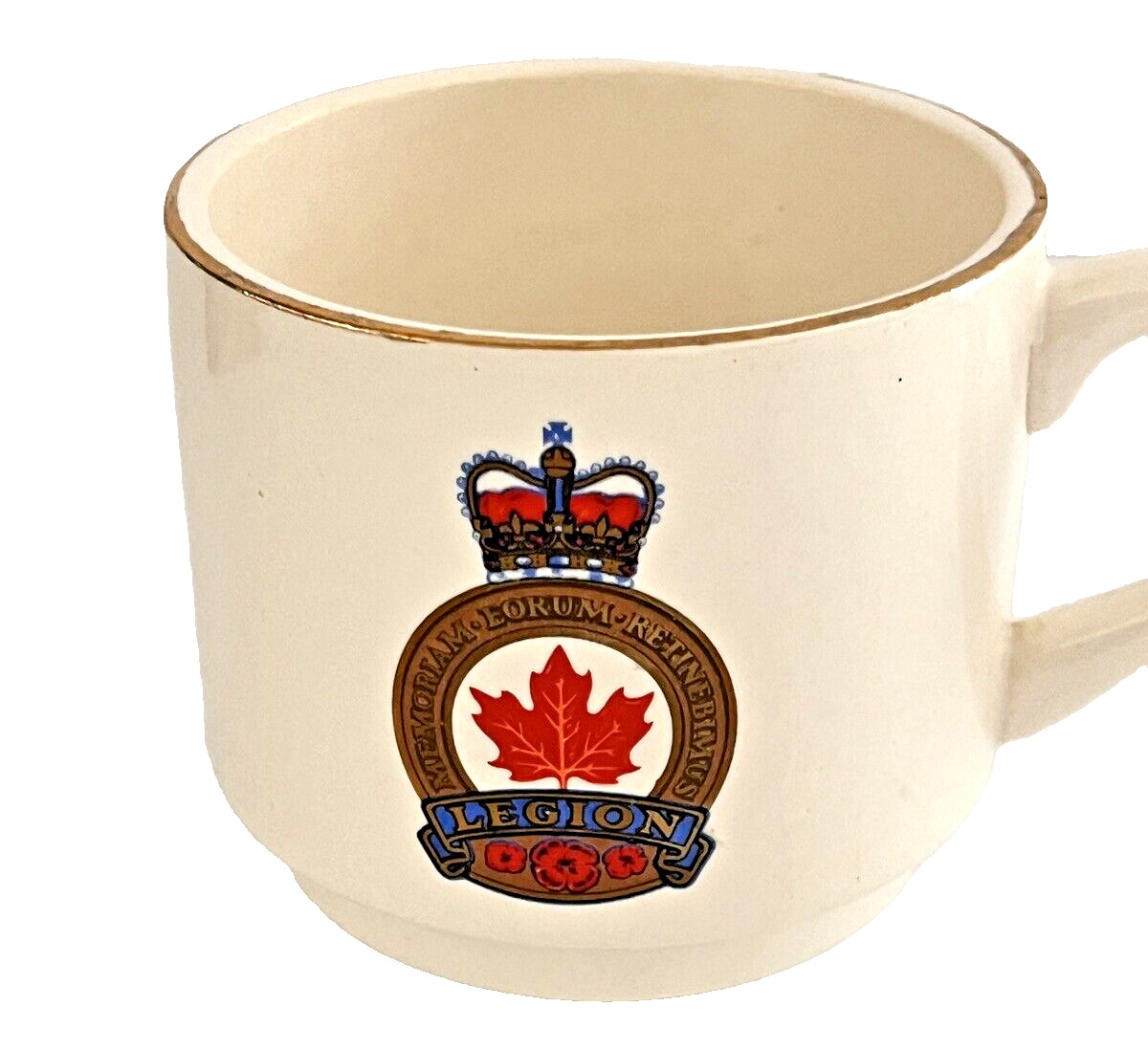Vintage Royal Canadian Legion Mug with Logo 6oz Never used