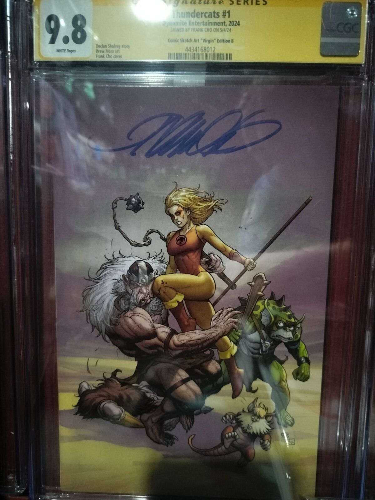 Thundercats #1- Virgin Variant Frank Cho Cover- SIGNED by Cho & CGC 9.8