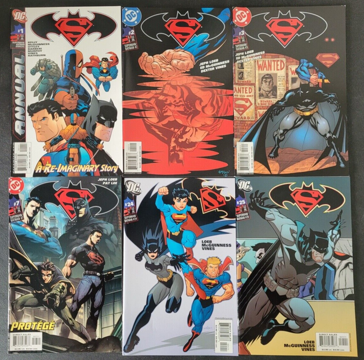SUPERMAN BATMAN SET OF 41 ISSUES (2003) DC COMICS JEPH LOEB LUTHOR GRODD
